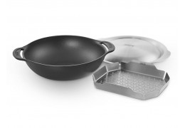 Weber 8856 Μαντεμένιο σκεύος Wok + αξεσουάρ