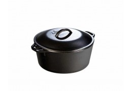 Lodge L8DOL3 Μαντεμένιο Dutch Oven 4,73 lt με μαντεμένιο καπάκι