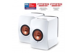 KEF LS50 Wireless White Ηχείο Βιβλιοθήκης (Ζεύγος)