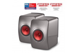 KEF LS50 Wireless Titanium Ηχείο Βιβλιοθήκης (Ζεύγος)