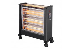 Primo QUARTZ SYH-1307Η 2400W Σόμπα Ηλεκτρική Αλογόνου Μαύρη-Ασημί (800130)