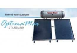 GAUZER 160/2.4m² Optima Max Standard Ηλιακός Θερμοσίφωνας Διπλής Ενεργείας (BC16/24)