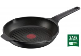 Tefal E24940 Robusto Γκριλιέρα 26εκ από Αλουμίνιο με Αντικολλητική Επίστρωση Τιτανίου