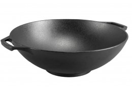 Lodge L14W Μαντεμένιο Wok 35.5εκ. / 6.8lt