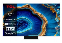 TCL 50C805 50'' UHD 4K Mini-LED with QLED Smart TV Τηλεόραση