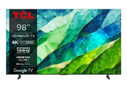 TCL 98C855 98'' UHD 4K Mini-LED with QLED Smart TV Τηλεόραση