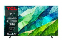 TCL 85C855 85'' UHD 4K Mini-LED with QLED Smart TV Τηλεόραση